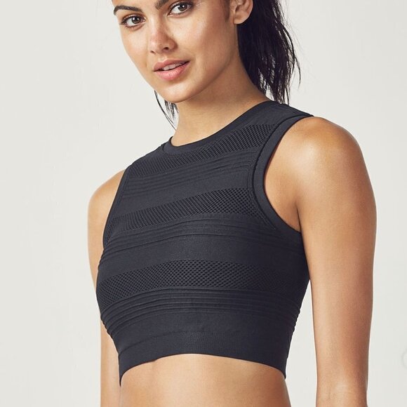 Fabletics Moderate Support Sandra Midi Bra Black XS - Picture 2 of 6